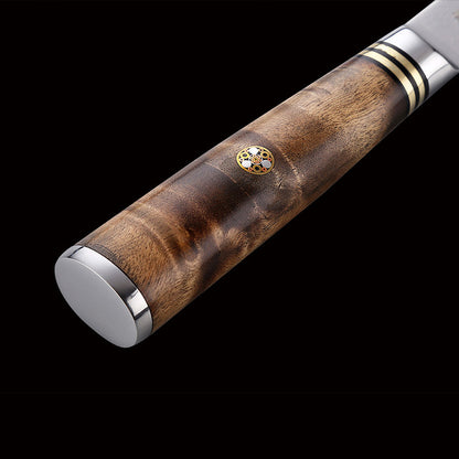 Damascus Shadow Wood Fruit Knife - KingCutlery