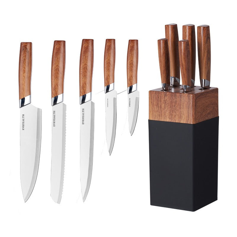 Black Stainless Steel Six-Piece Set - KingCutlery
