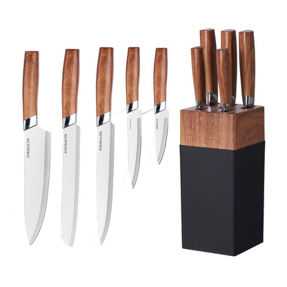 Black Stainless Steel Six-Piece Set - KingCutlery