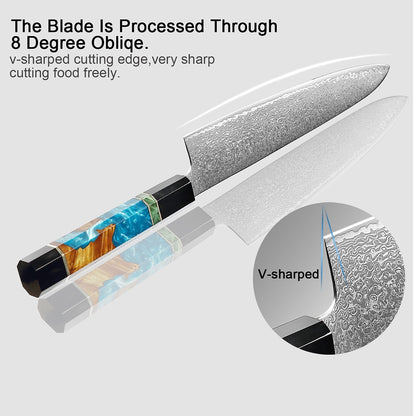 Damascus Steel Kitchen Knives Set - KingCutlery