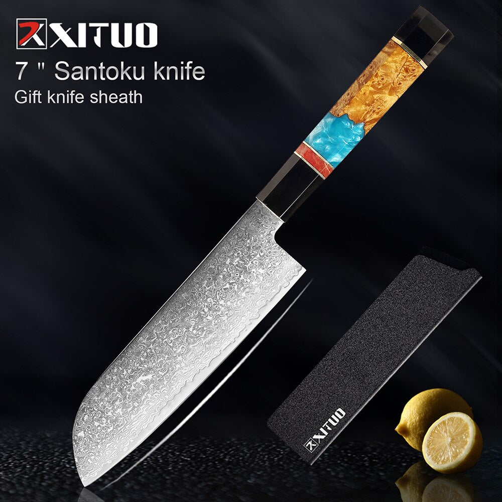 Damascus Steel Kitchen Knives Set - KingCutlery