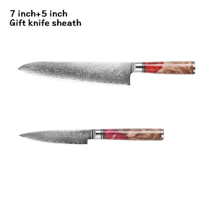 1-10 Piece Hand Forged Damascus Kitchen Set - KingCutlery