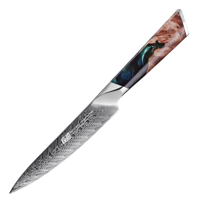 Damascus 5 Inch Fruit Knife - KingCutlery