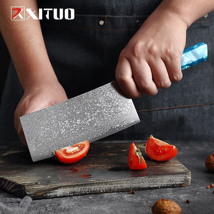 Damascus Steel Japanese Knife Set - KingCutlery