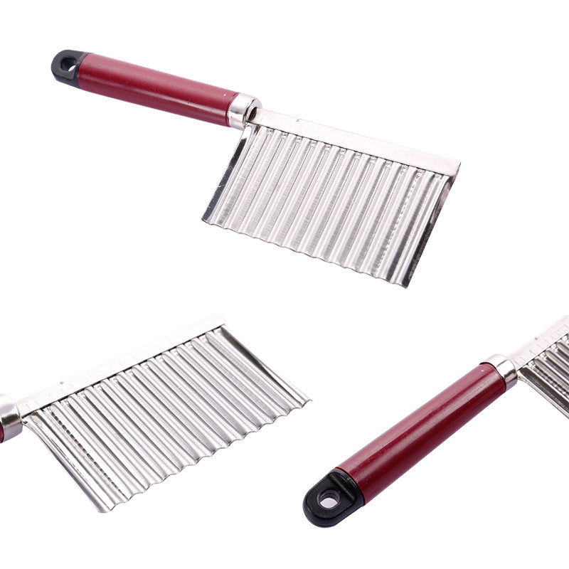 Multifunctional Stainless Steel Wave Knife Household Potato And Vegetable Cutter - KingCutlery