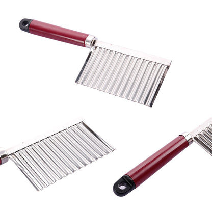 Multifunctional Stainless Steel Wave Knife Household Potato And Vegetable Cutter - KingCutlery