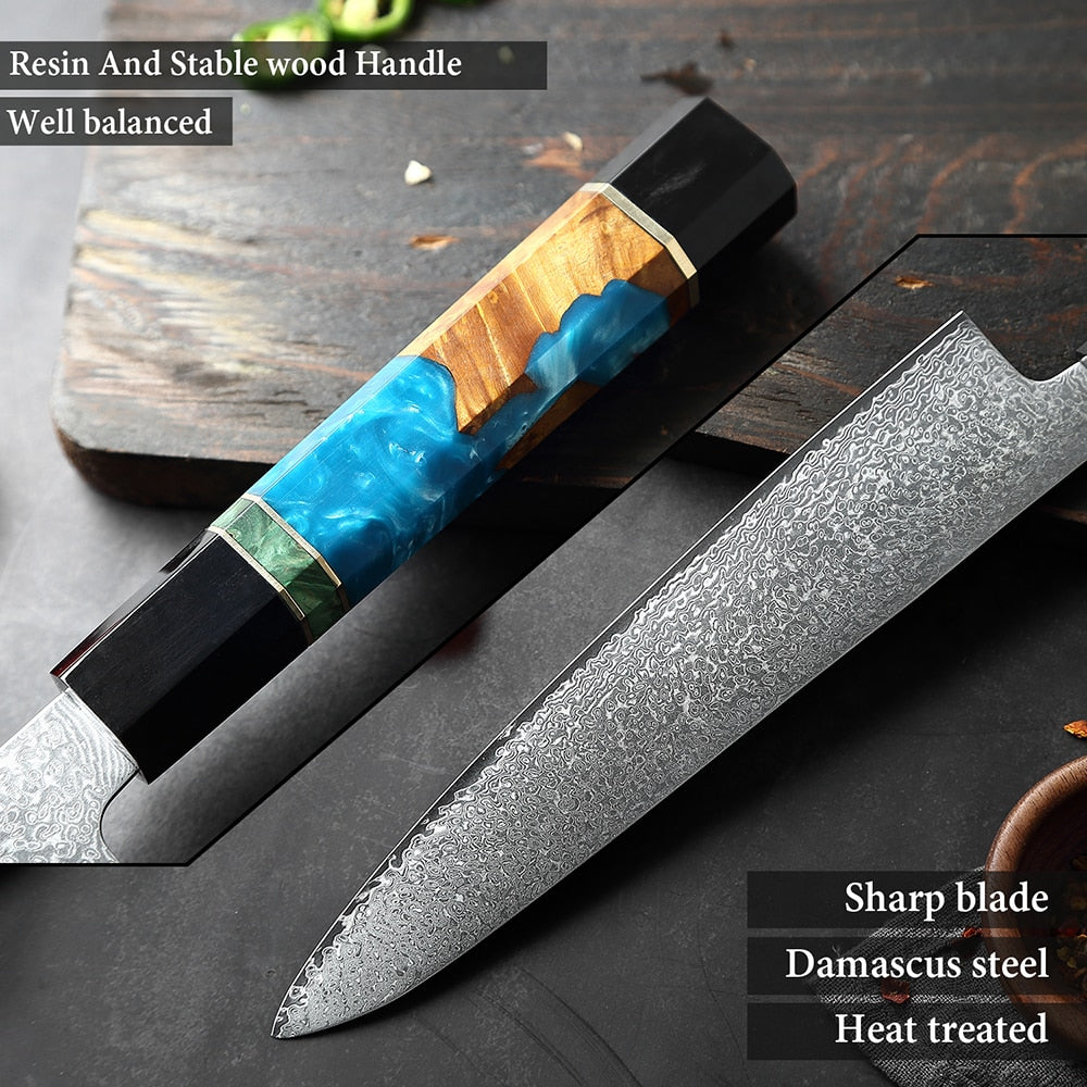 Damascus Steel Kitchen Knives Set - KingCutlery