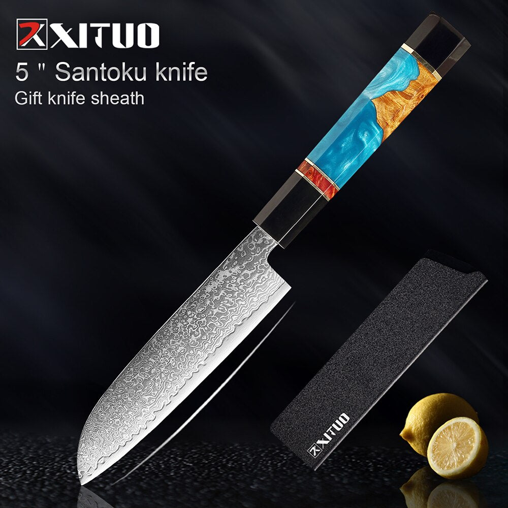 Damascus Steel Kitchen Knives Set - KingCutlery