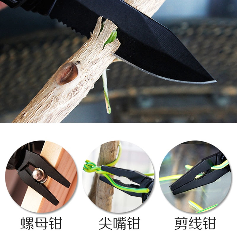 Multitool Folding Pocket EDC Camping Outdoor Survival Tool - KingCutlery