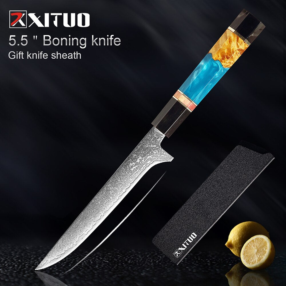 Damascus Steel Kitchen Knives Set - KingCutlery