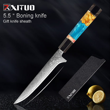 Damascus Steel Kitchen Knives Set - KingCutlery