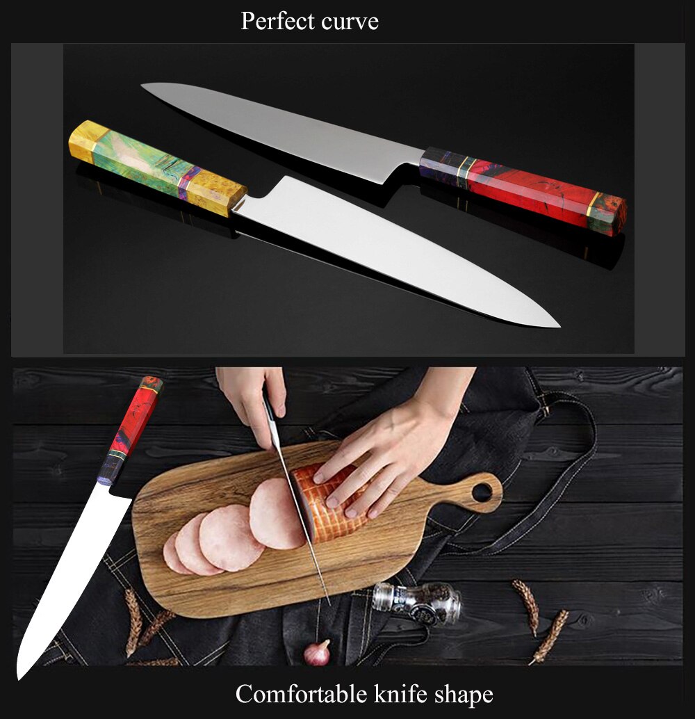 High Carbon Stainless Steel Blade Japanese Kitchen Knife - KingCutlery