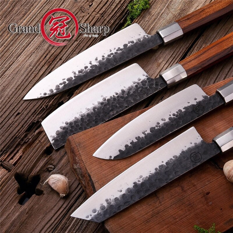 4 Pcs High Performance Chef Knives - KingCutlery