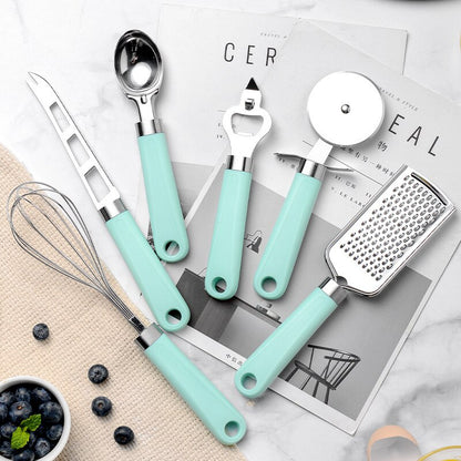 9 Pcs Stainless Steel Kitchen Utensil Set - KingCutlery