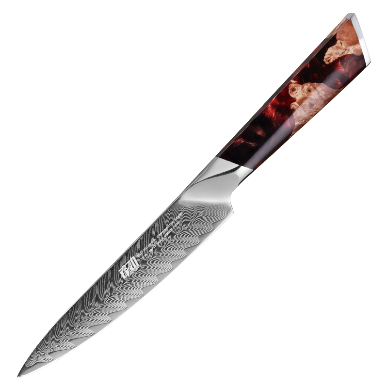 Damascus 5 Inch Fruit Knife - KingCutlery