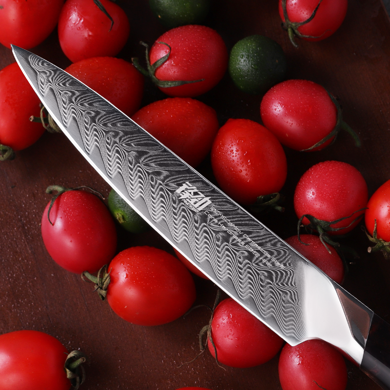 Damascus 5 Inch Fruit Knife - KingCutlery