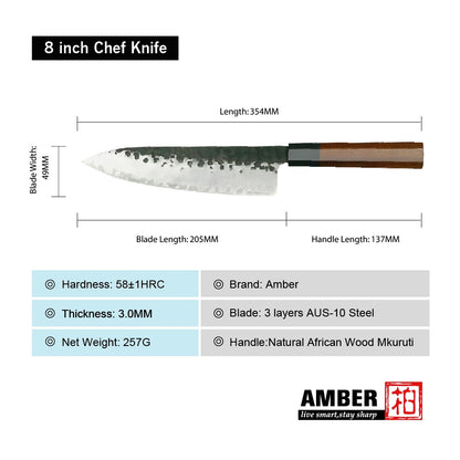 Hand Forged Chef Knife - KingCutlery