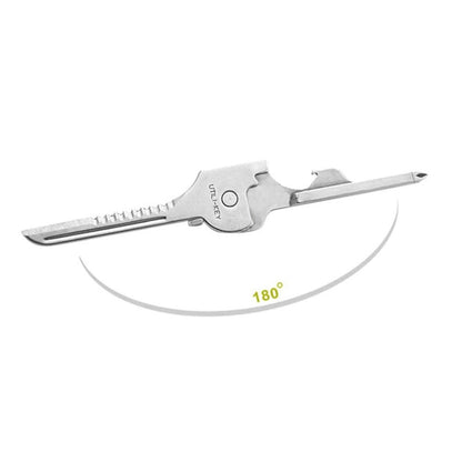6 in1 Stainless Steel  Multi tool Keychain - KingCutlery