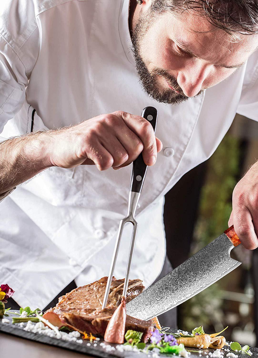 Damascus Steel 8 Inch Chef Knife - KingCutlery