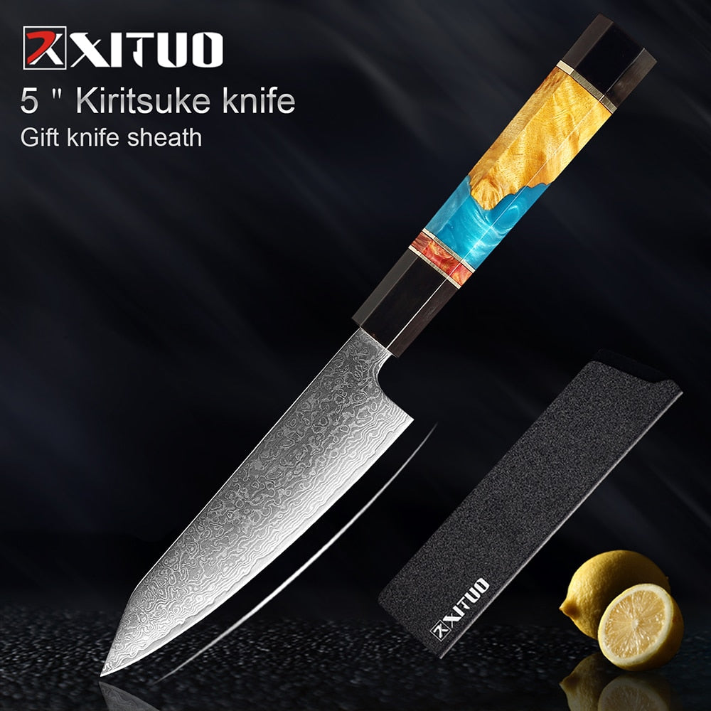 Damascus Steel Kitchen Knives Set - KingCutlery